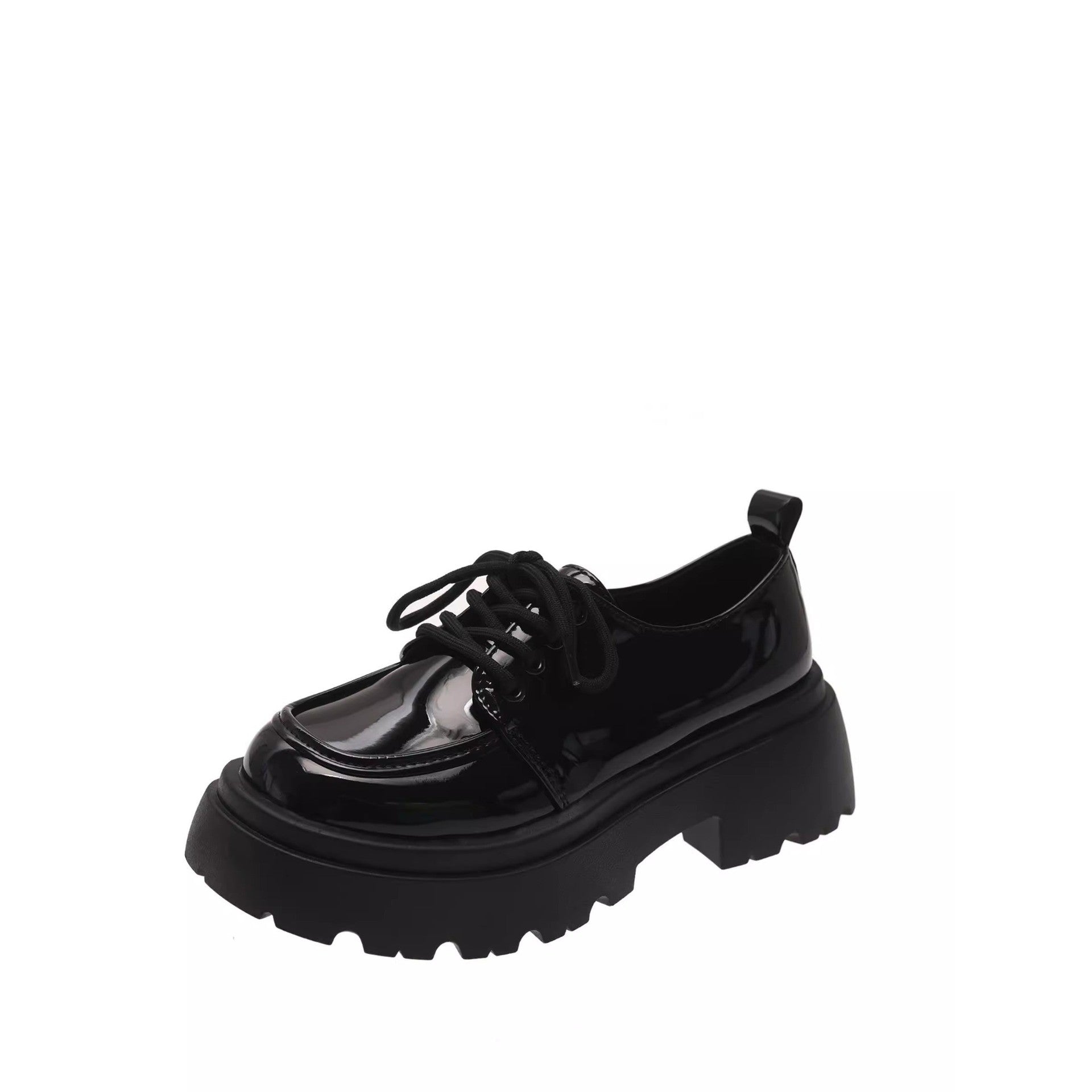British Style Thick-Soled Small Leather Shoes for Women 2025
