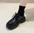 British Style Thick-Soled Small Leather Shoes for Women 2025