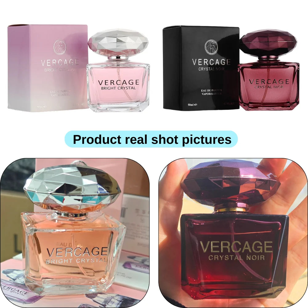 Osmanthus, Peony, and Pomegranate Fragrance Perfume for Women - Crystal Diamond Series, Light and Elegant Scent luxury parfume